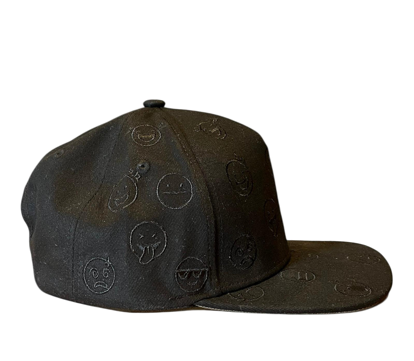 Cappello Snapback Nero con Emoji Ricamate – SexyMood